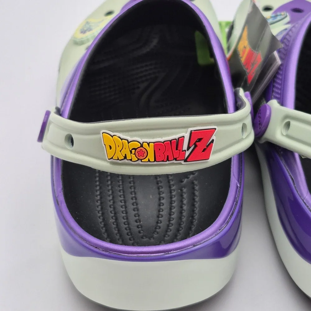 Crocs Dragon Ball Z Frieza Classic Clogs Purple Men's Size 10 Shoes Casual